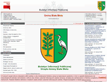 Tablet Screenshot of bip.bialeblota.pl
